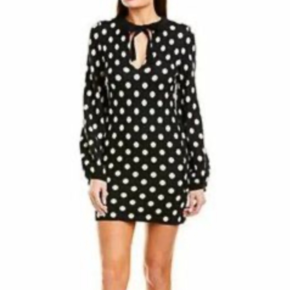 lerumi Dresses & Skirts - Black and White Polka Dot Dress